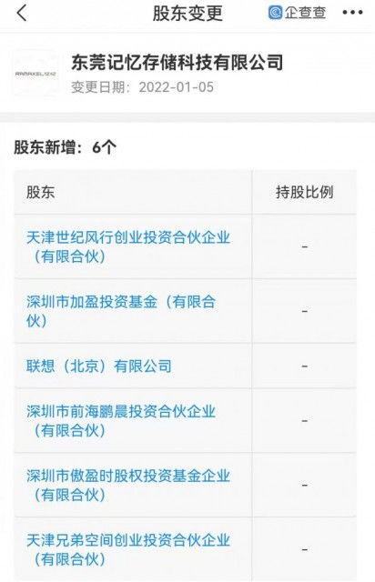 聯(lián)想投資記憶存儲(chǔ) 深化半導(dǎo)體布局，驅(qū)動(dòng)技術(shù)創(chuàng)新